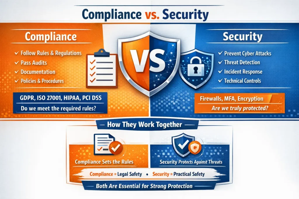 Compliance vs. security in cybersecurity (1)