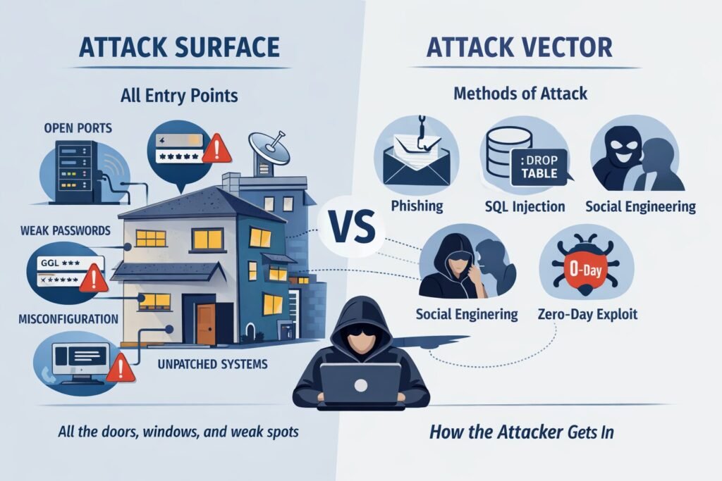 attack surface and attack vector img