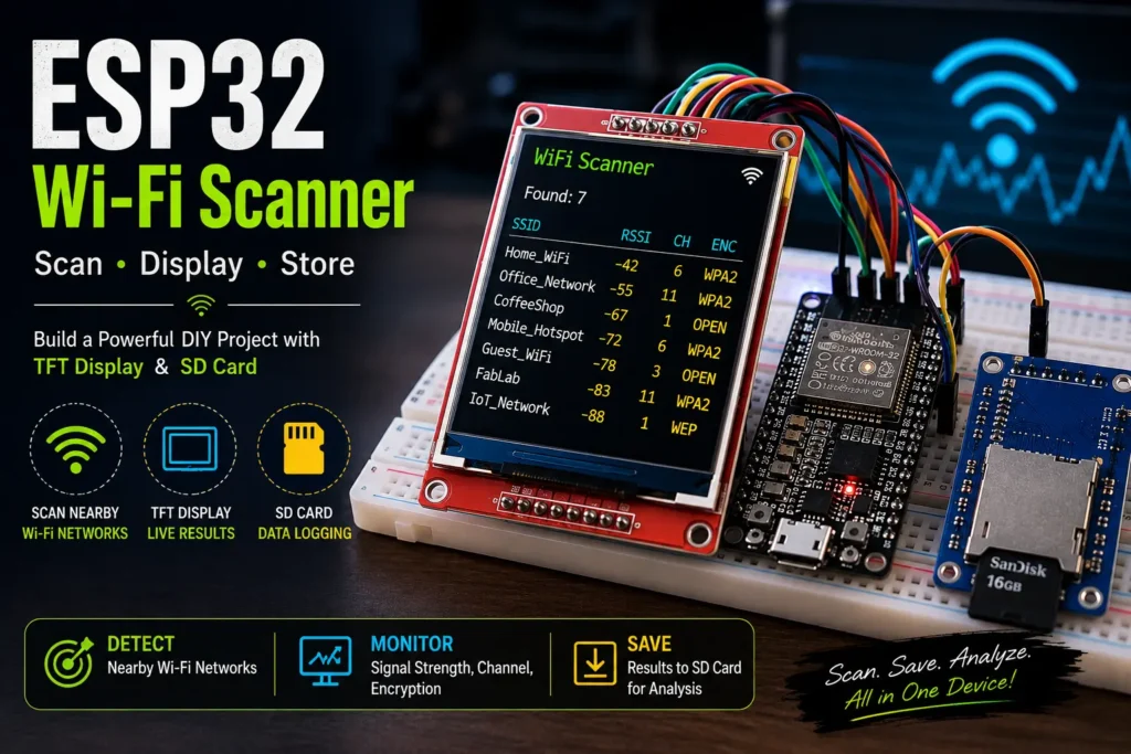 esp32 wifi scanner